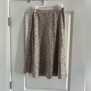 IJOAH animal print midi‎ skirt